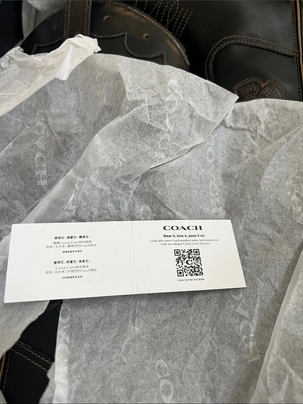 Coach new box